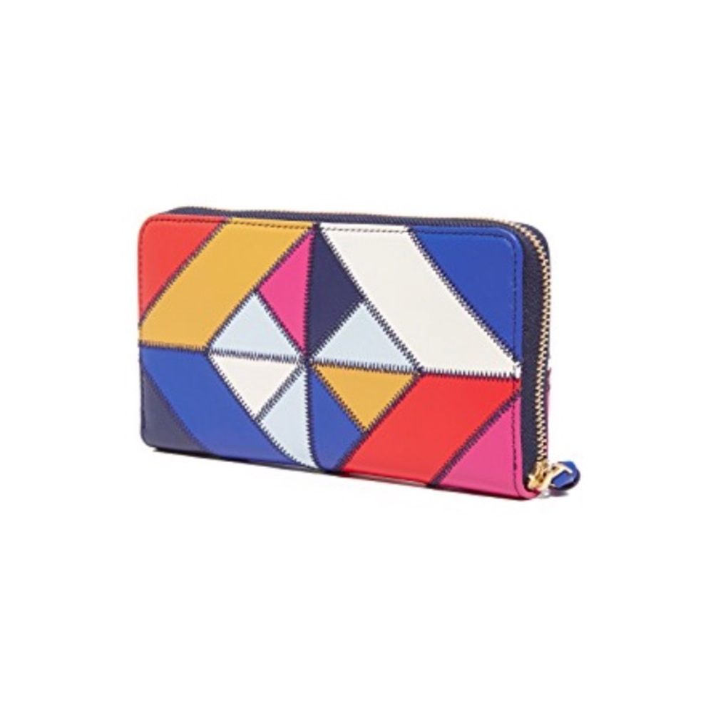 🚫SOLD🚫Tory Burch Stitched Zip Continental Wallet - Picture 2 of 4